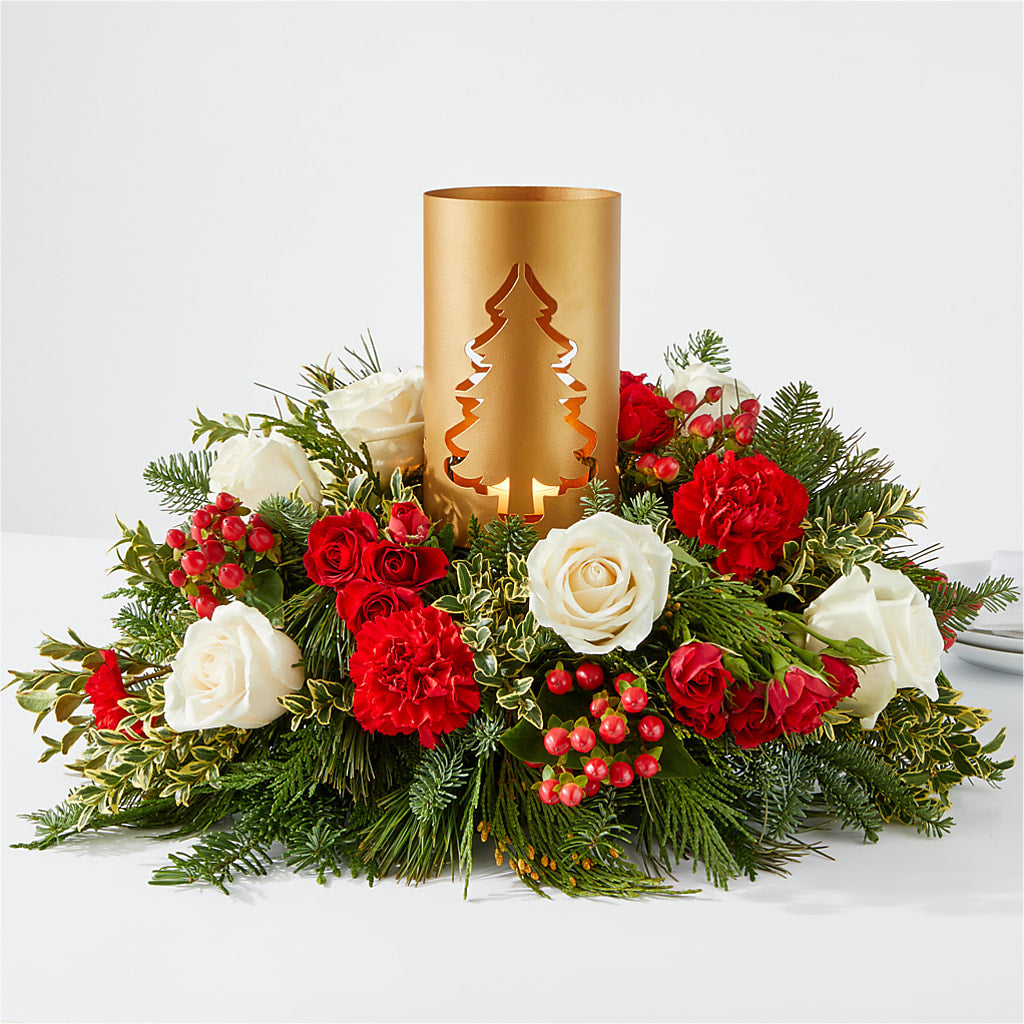 December Dreams Centerpiece – Imperial Flower Shop Ltd, Brampton ON