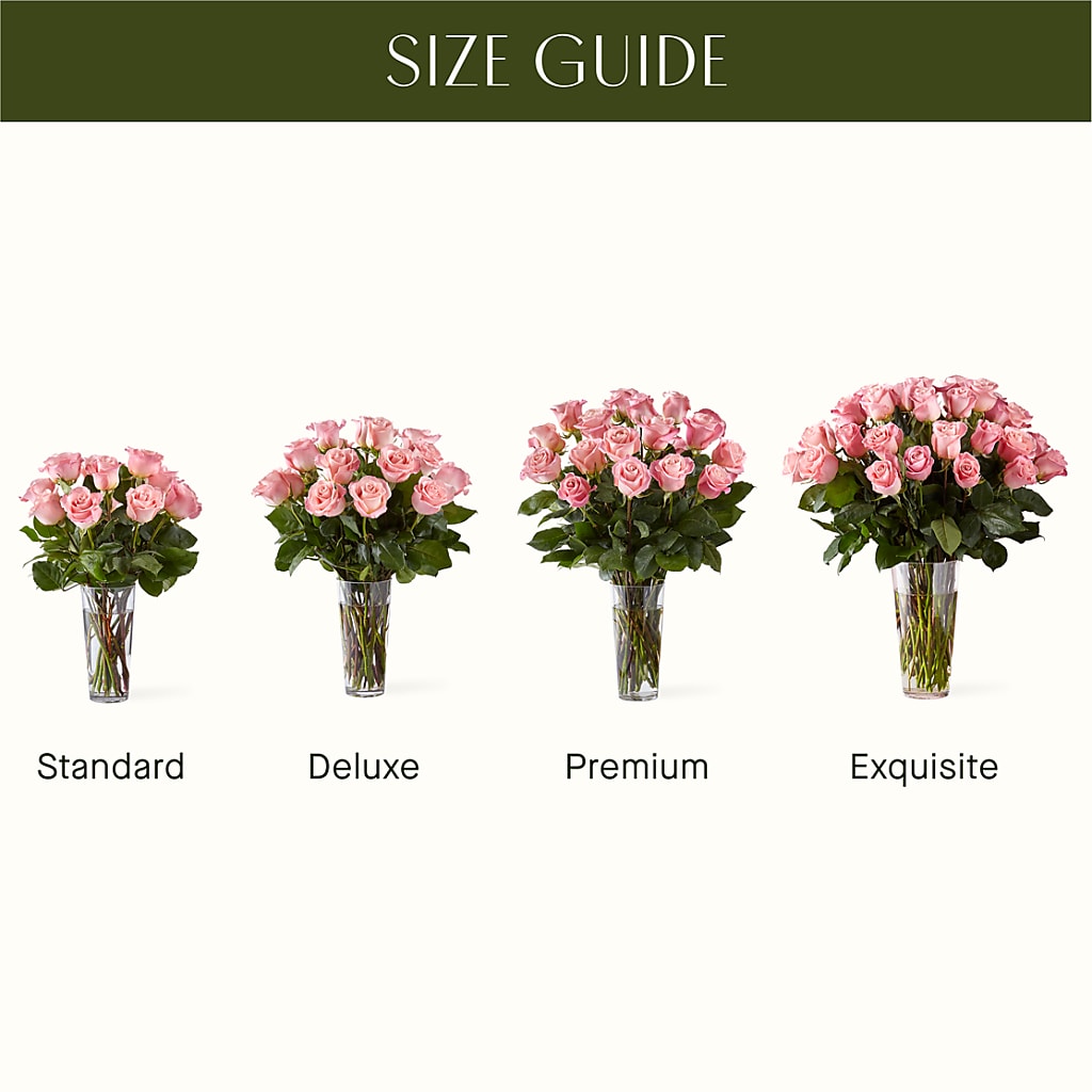 Long Stem Pink Rose Bouquet – Imperial Flower Shop Ltd, Brampton ON