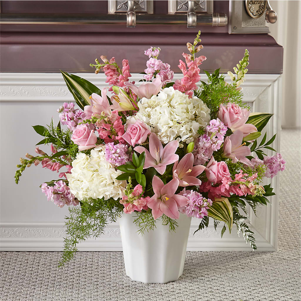 Simply Serene Floor Basket – Imperial Flower Shop Ltd, Brampton ON