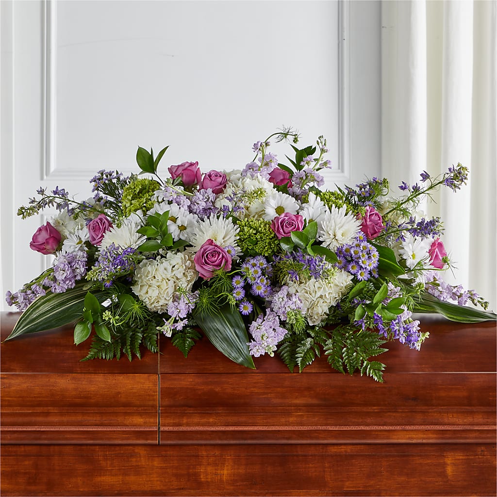 Meadows of Serenity Casket Spray – Imperial Flower Shop Ltd, Brampton ON