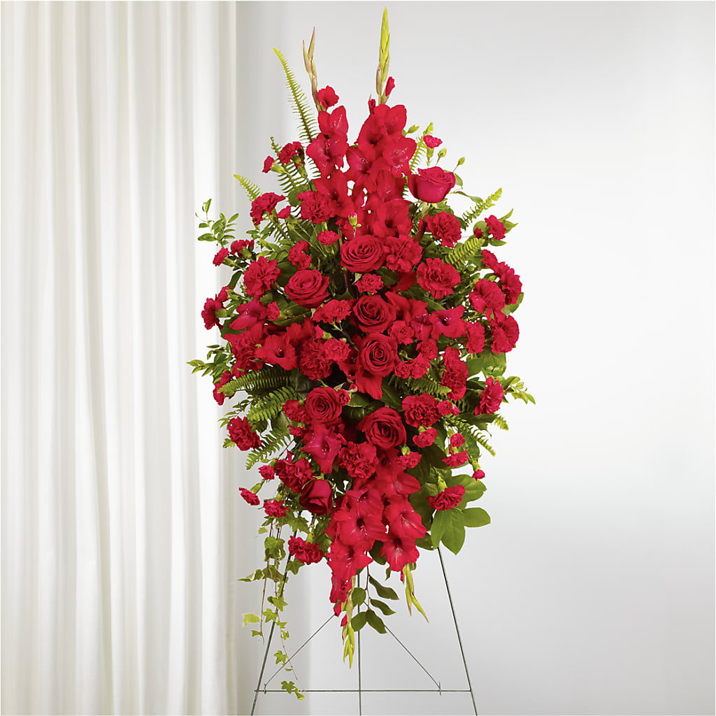 From the Heart Standing Spray – Imperial Flower Shop Ltd, Brampton ON