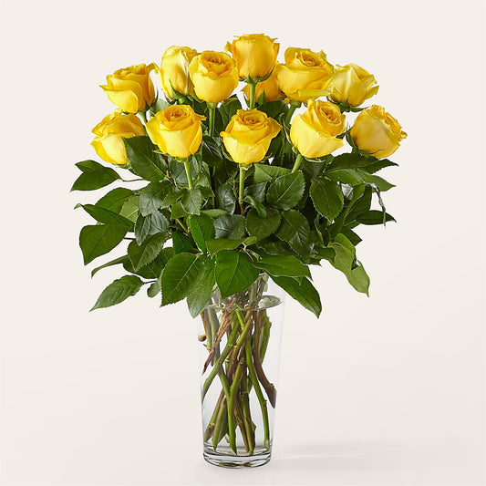 Long Stem Yellow Rose Bouquet –  Imperial Flower Shop Ltd, Brampton ON