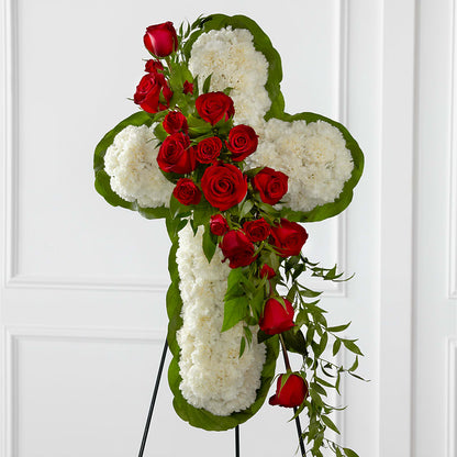 Floral Cross Easel –  Imperial Flower Shop Ltd, Brampton ON