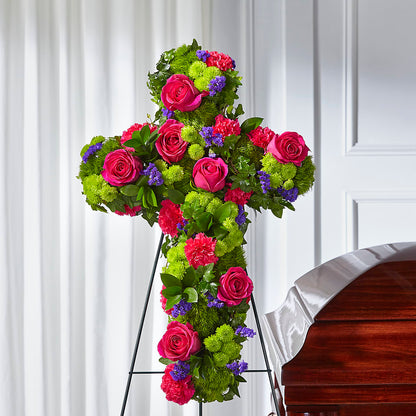 Tribute Rose Floral Cross –  Imperial Flower Shop Ltd, Brampton ON