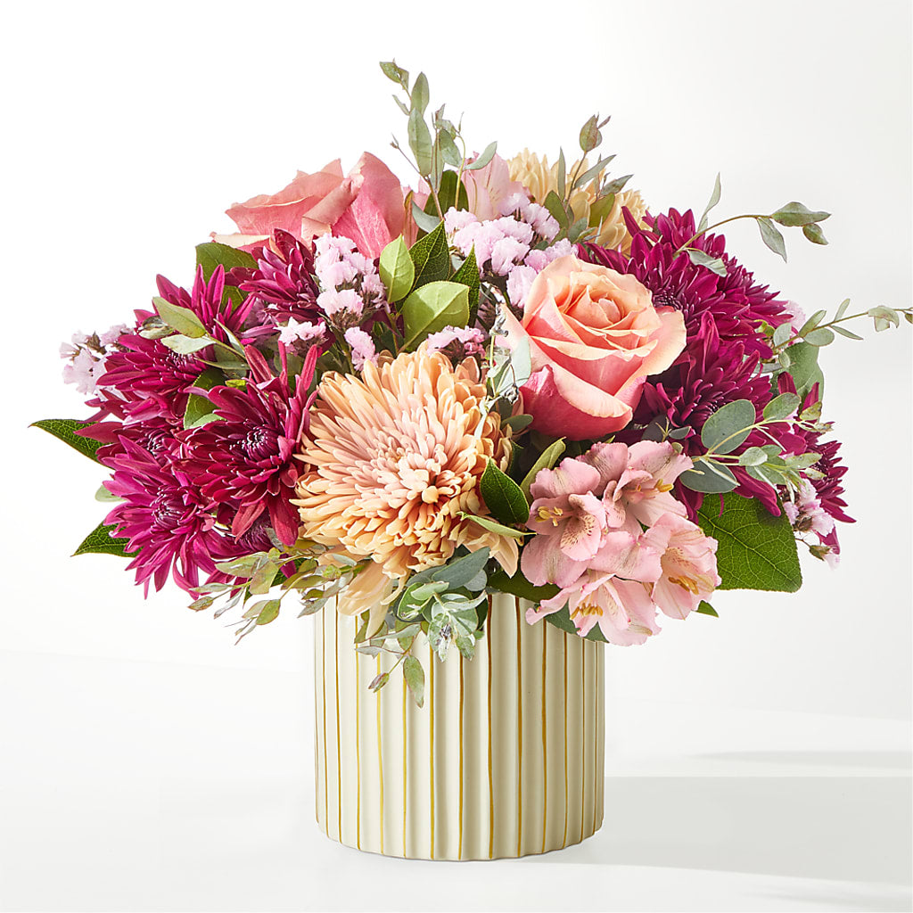 Berry Cobbler Bouquet with Ivory Vase –  Imperial Flower Shop Ltd, Brampton ON