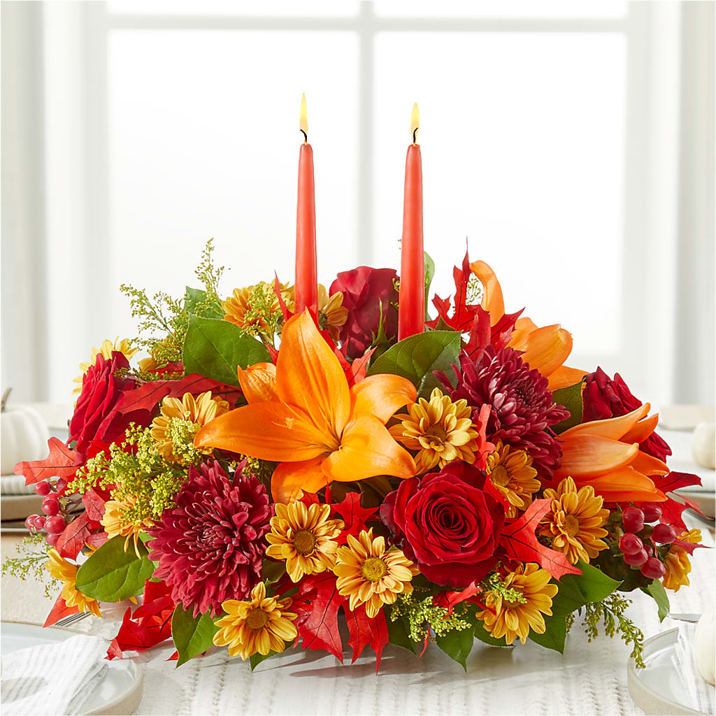 Autumn's Embrace Centerpiece –  Imperial Flower Shop Ltd, Brampton ON