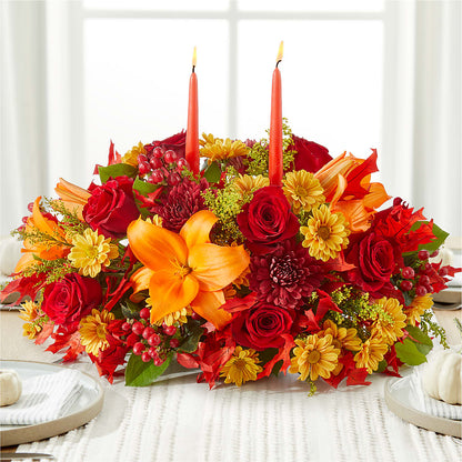 Autumn's Embrace Centerpiece –  Imperial Flower Shop Ltd, Brampton ON