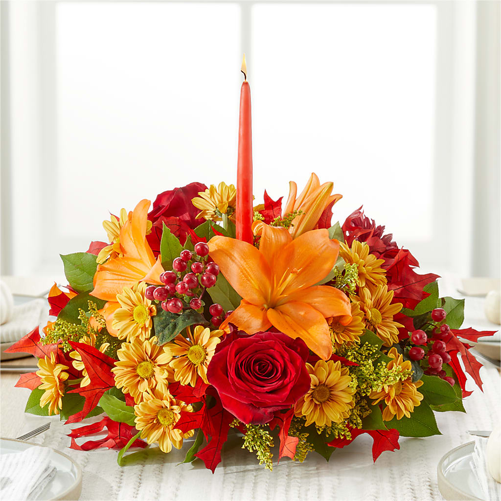 Autumn's Embrace Centerpiece –  Imperial Flower Shop Ltd, Brampton ON