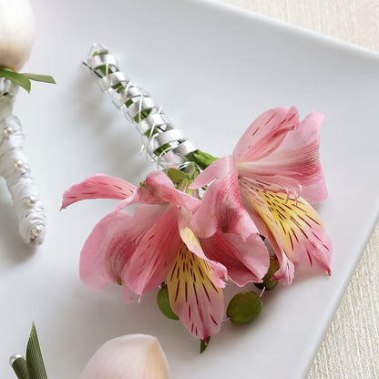 Pink Peruvian Lily Boutonniere –  Imperial Flower Shop Ltd, Brampton ON